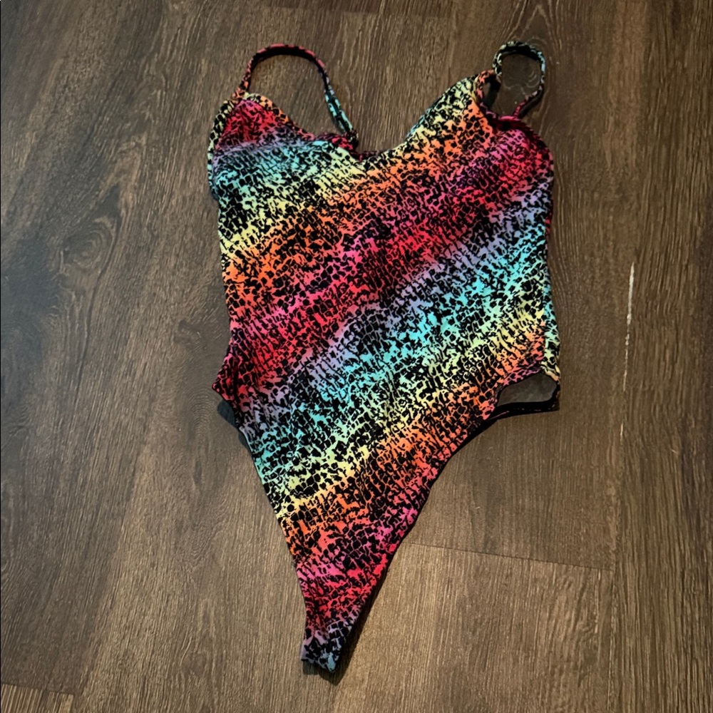 PINK Victoria's Secret Multicolor Bodysuit